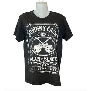 Johnny Cash Man In Black Burnout Tee